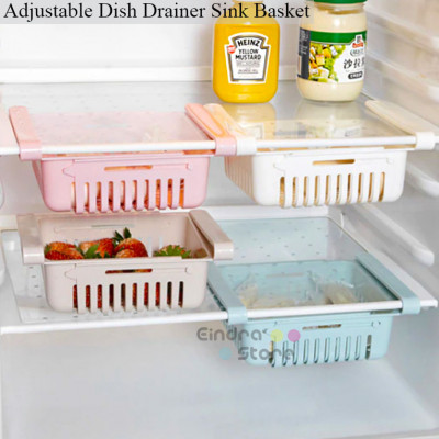 Adjustable Dish Drainer Sink Basket